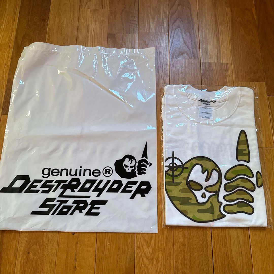 マッドカプセルマーケッツ限定DESTROYER カモフラージュスカルTシャツ S