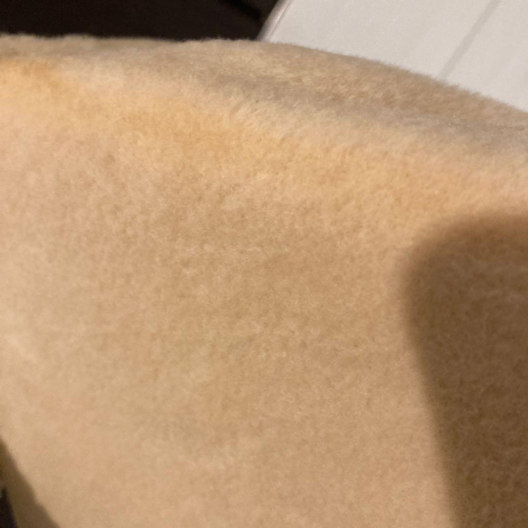 未使用　FENDI 綿毛布　ズッカ柄　ベージュ