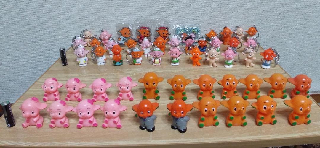 サトちゃん・サトコちゃん指人形21個＆キーホルダー33個　合計54点まとめ売り