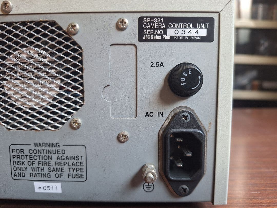 ★JFC Sales Plan SP-321 カメラコントロールユニット ccd