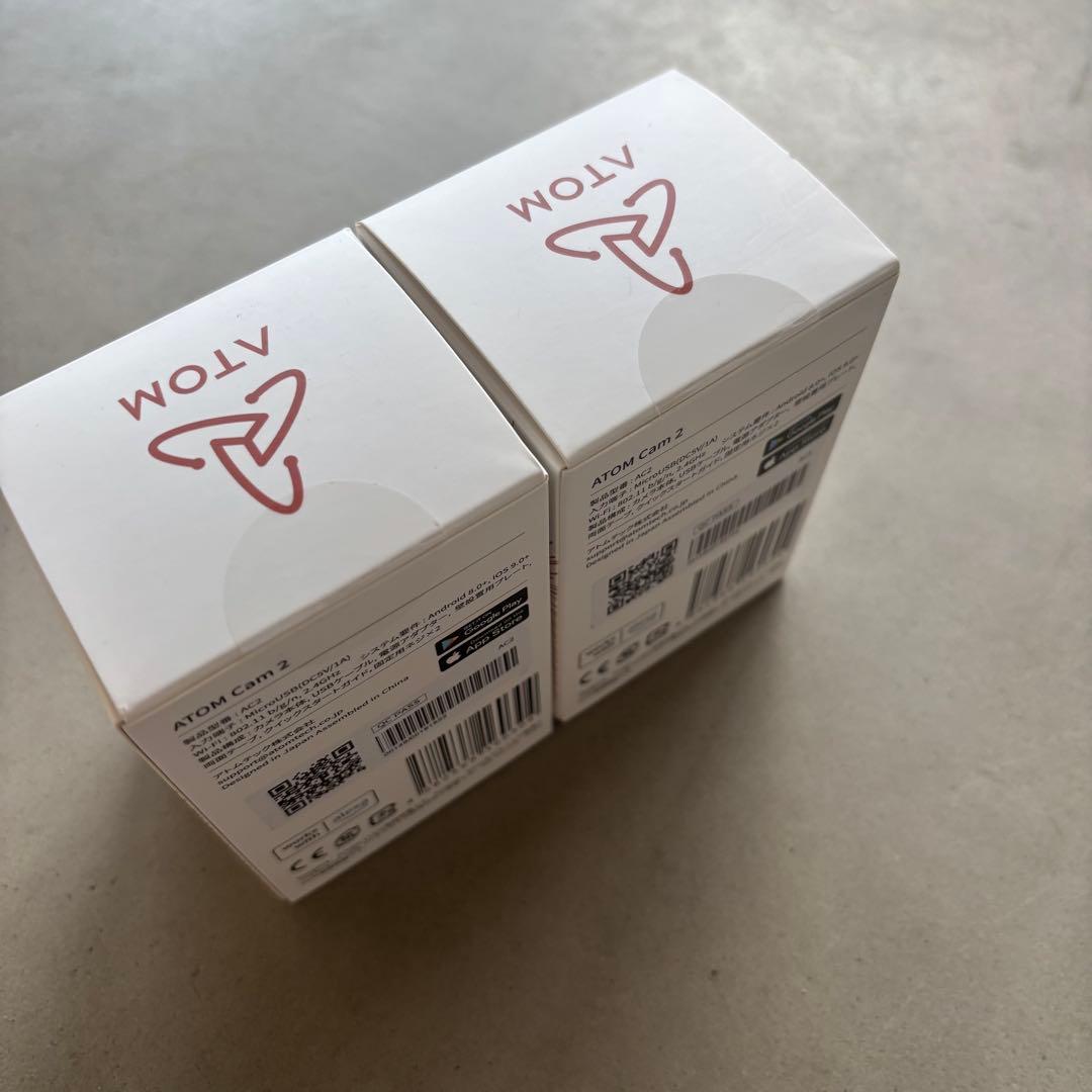 【新品 未開封】 ATOMcam2 防犯・見守りカメラ 【2個セット】