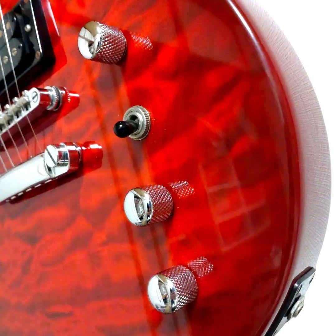 美品　BCリッチ　マリオン 350　エレキギター　STRB　キルトメイプル　赤