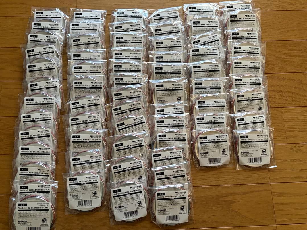 電撃文庫30周年記念オンラインくじ 缶バッチセット