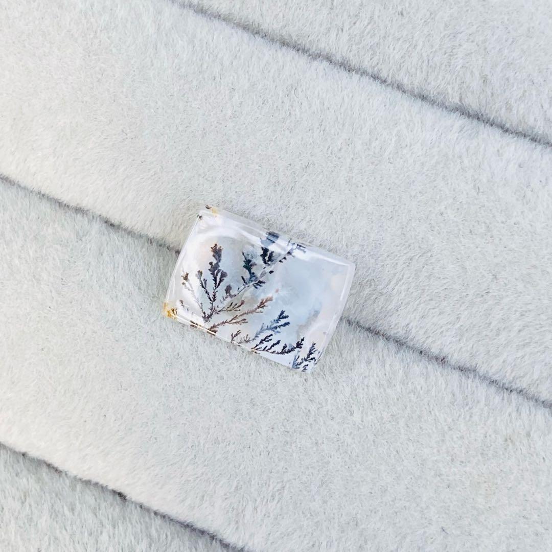 天然石　デンドリックチッククォーツ　ルース　天然石リング