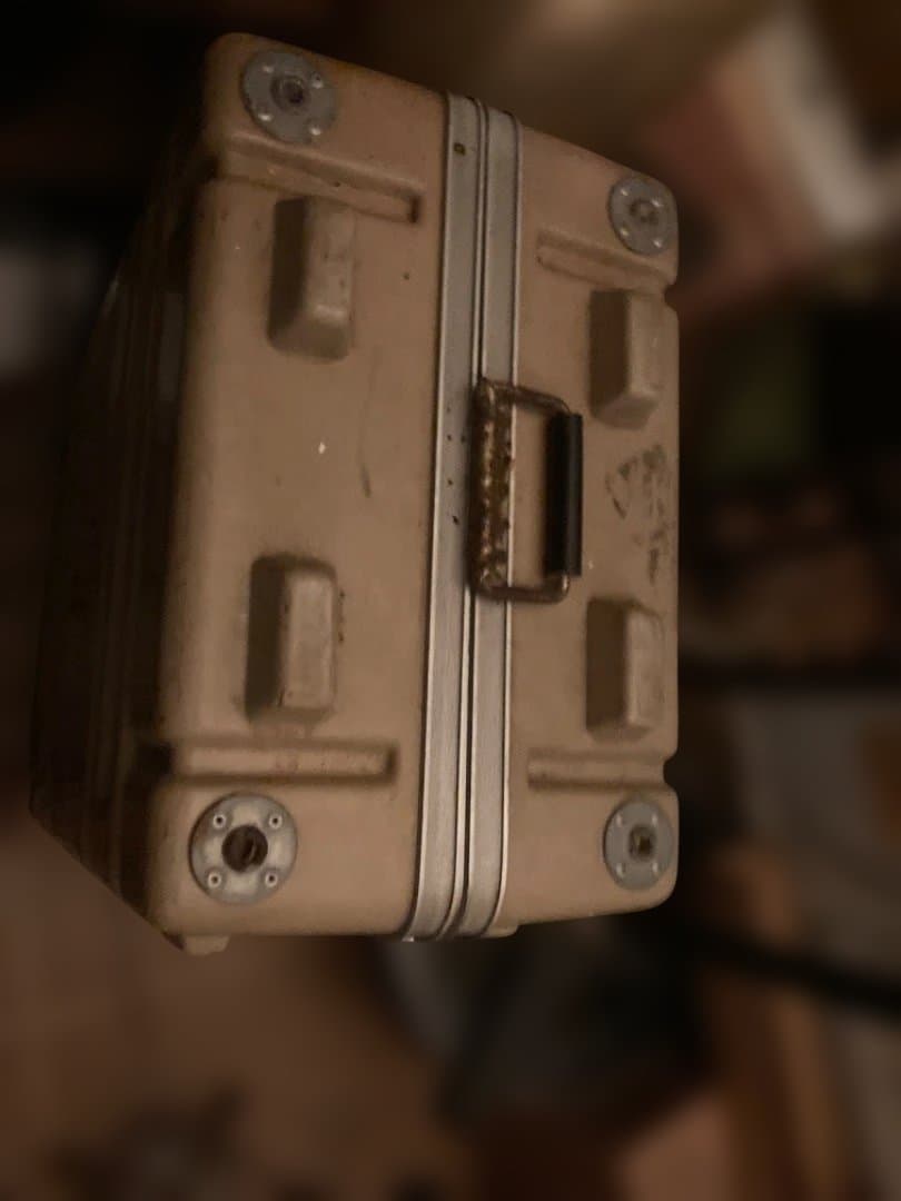 〔ビンテージ〕初期　PROTEX セキュリティケース 中型 ベージュ