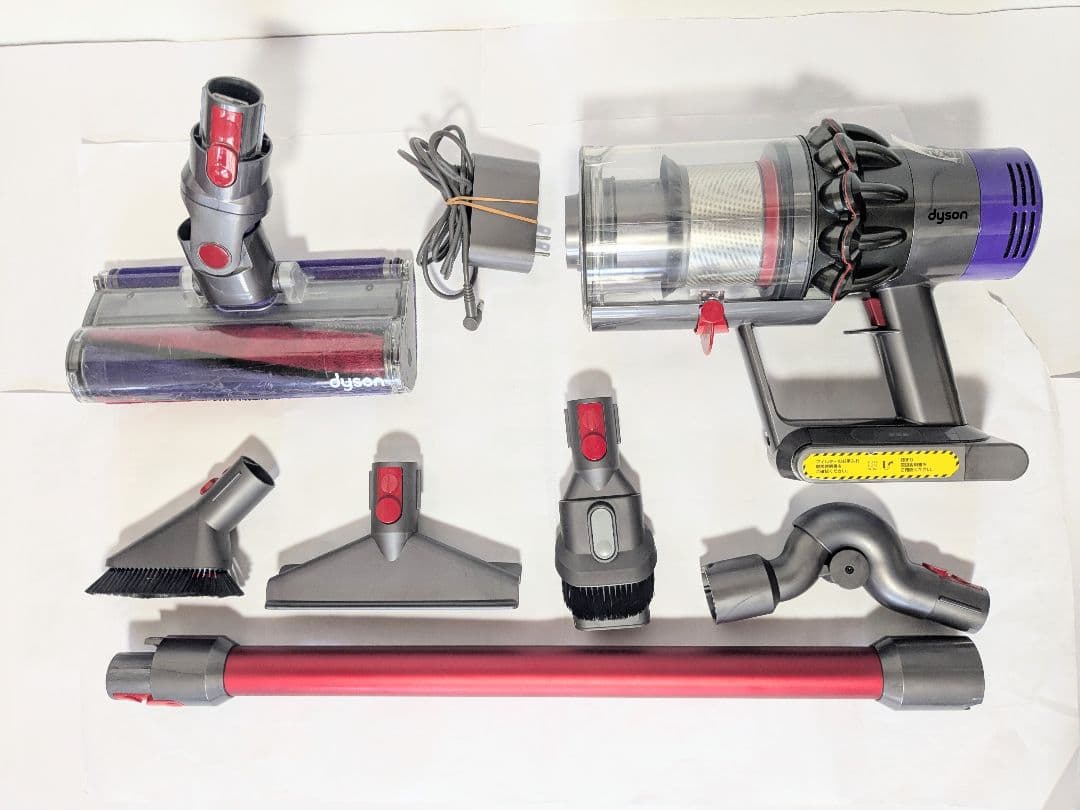 【45分稼働】ダイソン掃除機V10 フルセット　①