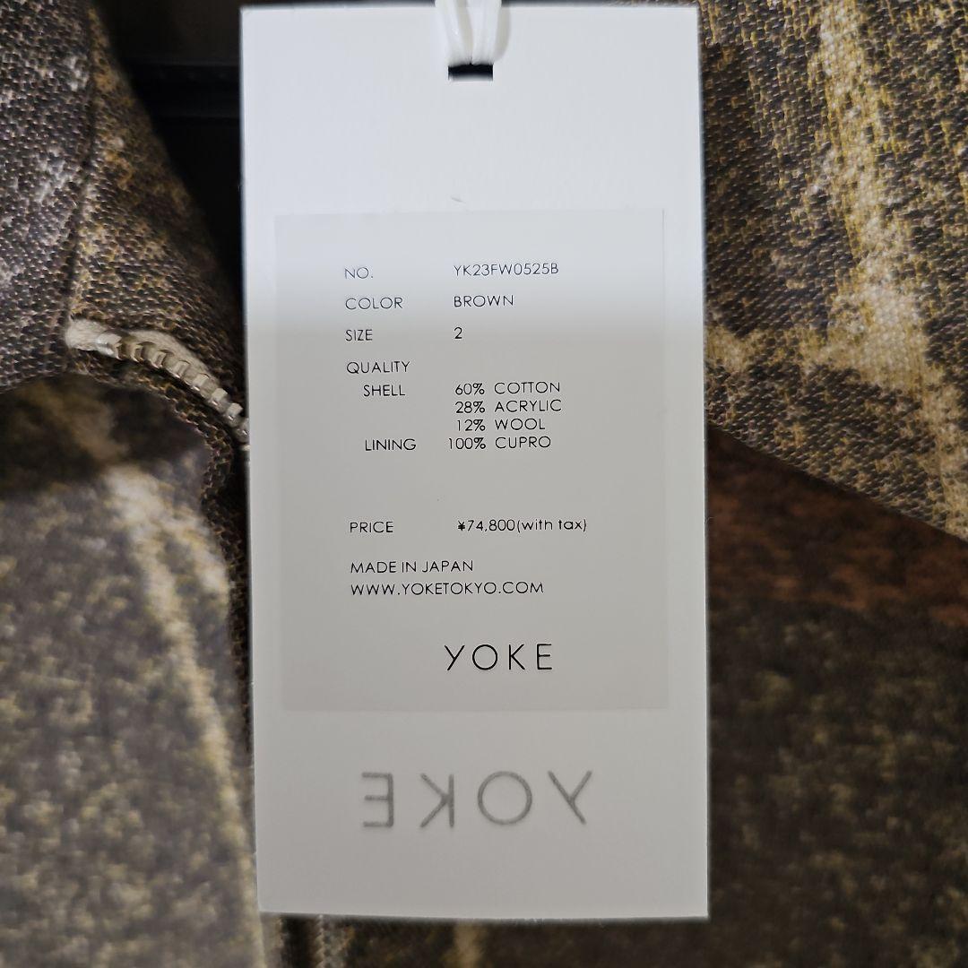YOKE　23aw　 JACQUARD ZIP BLOUSON