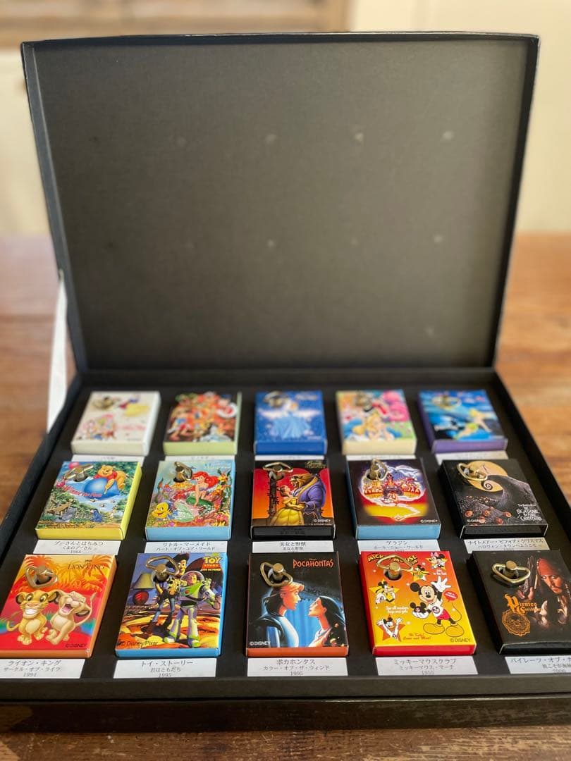 超美品　Disney store 15周年 ミニオルゴール 15個セット