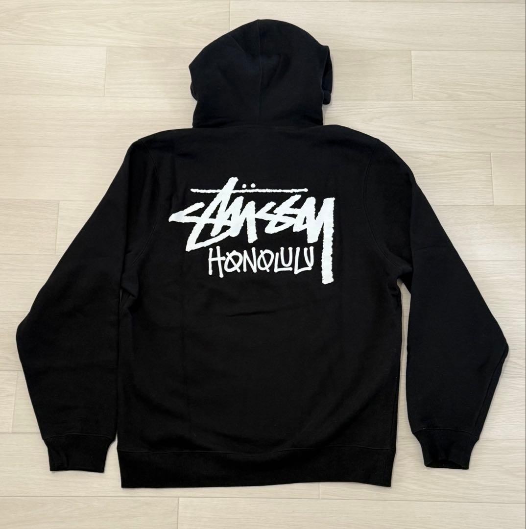 Stussy HONOLULU ブラックパーカー