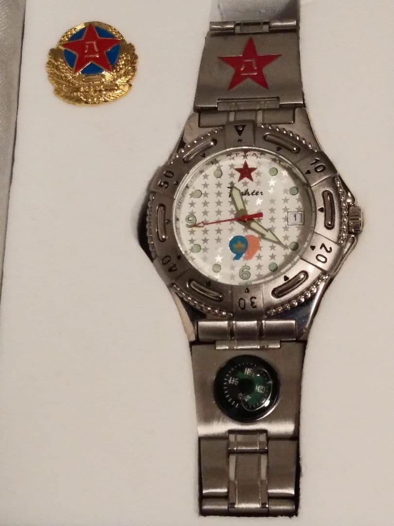 中国人民解放軍腕時計ピンズセット