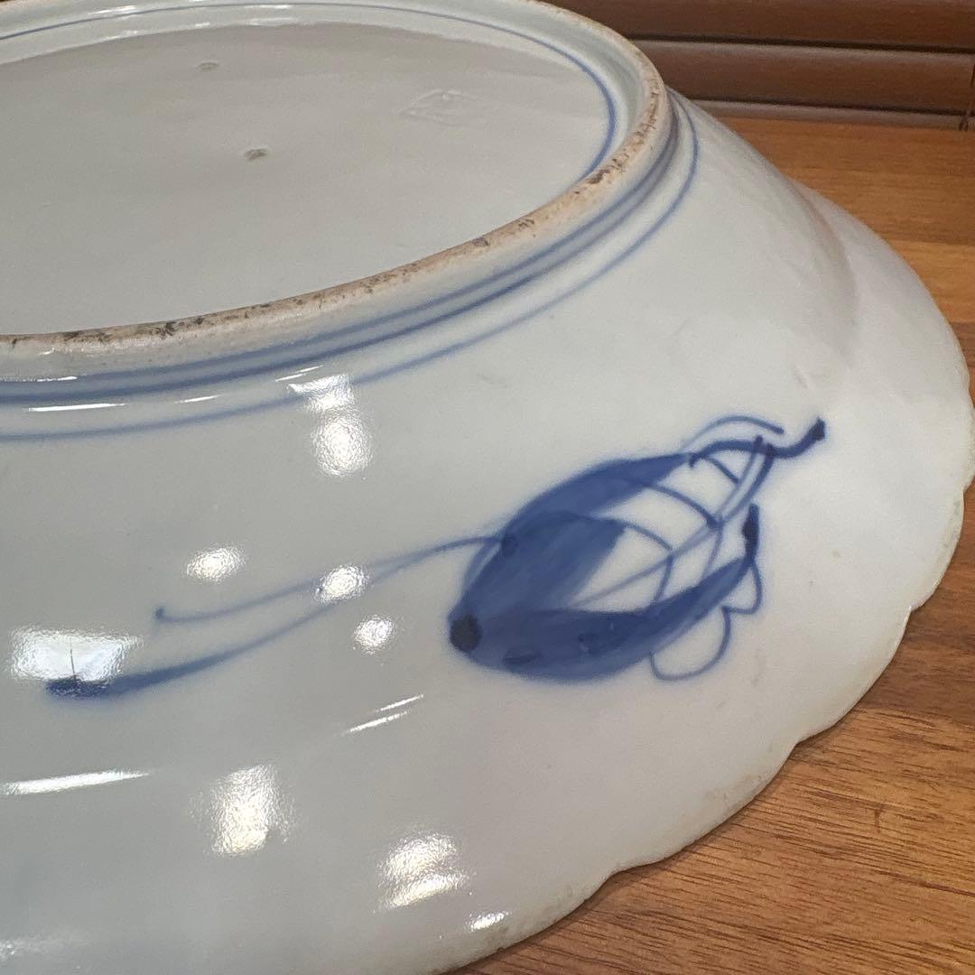 古伊万里　赤絵　大皿　お正月　おもてなし