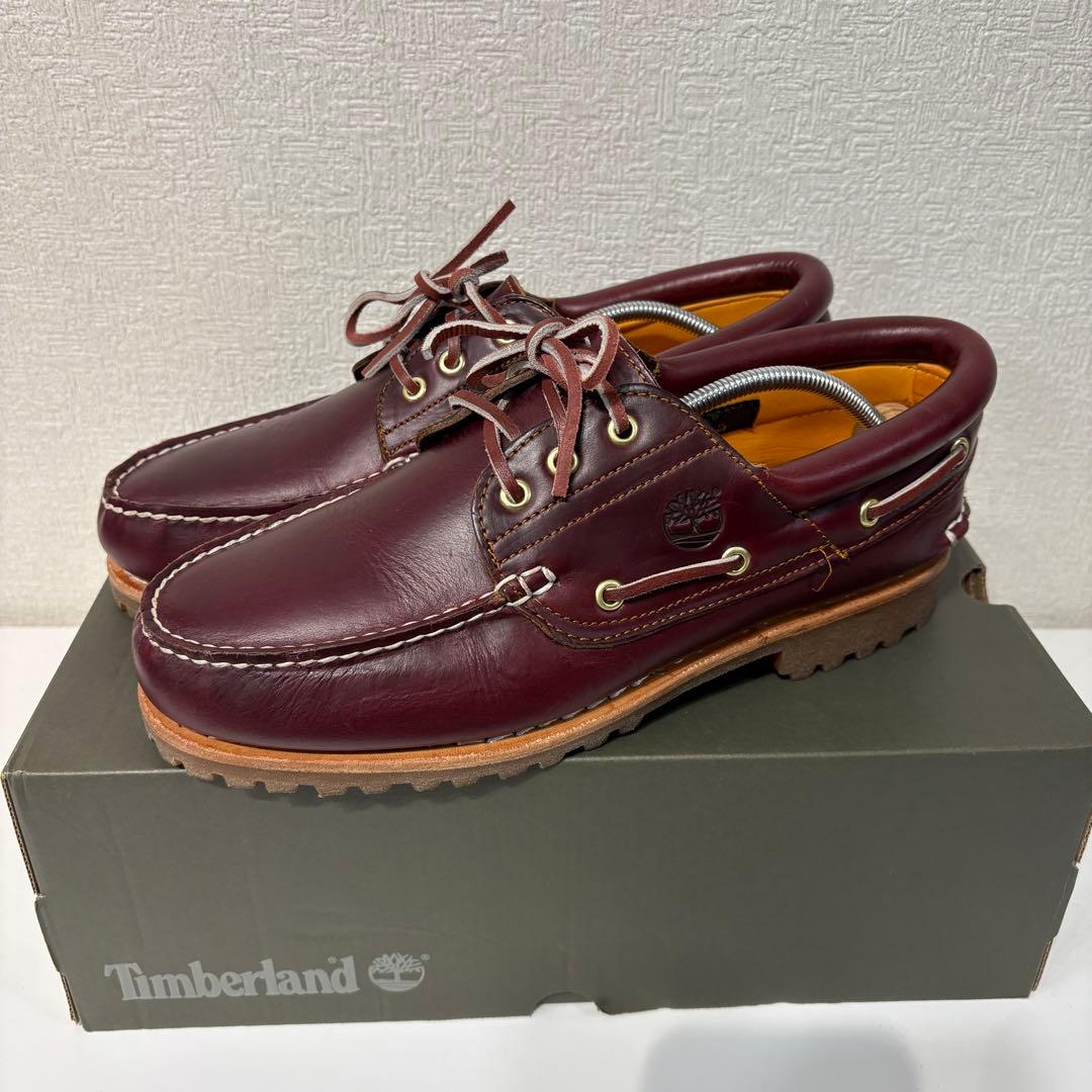 極美品 ティンバーランド モカシン 3 Eye Classic Burgundy