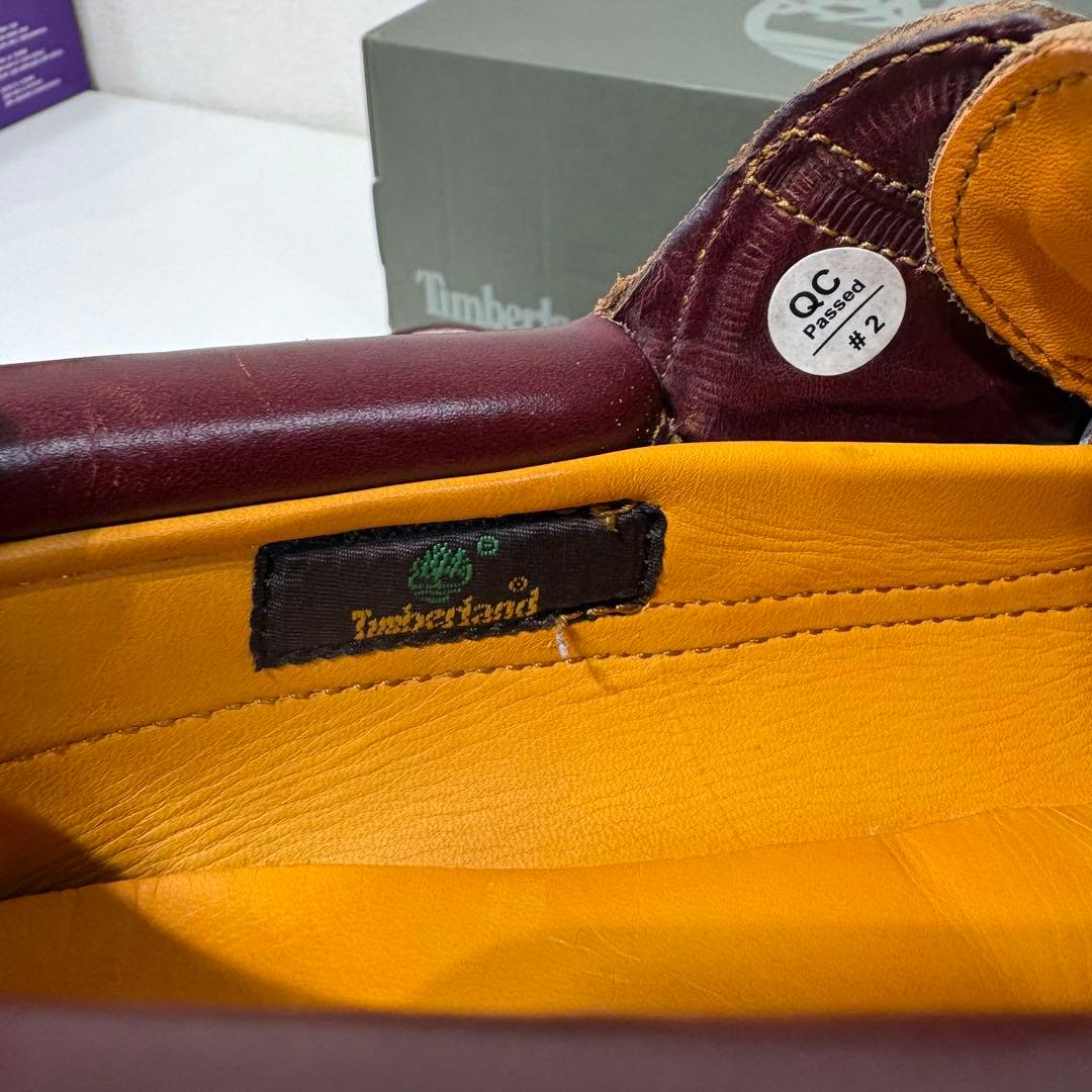 極美品 ティンバーランド モカシン 3 Eye Classic Burgundy