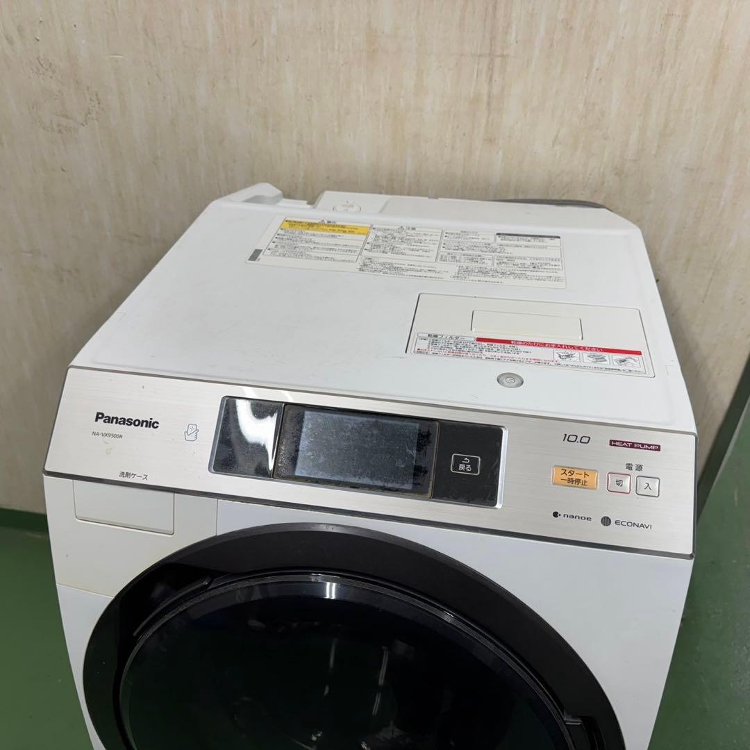 110パナソニックドラム式洗濯機　乾燥付　10/6kg 小型　一人暮らし　右開き