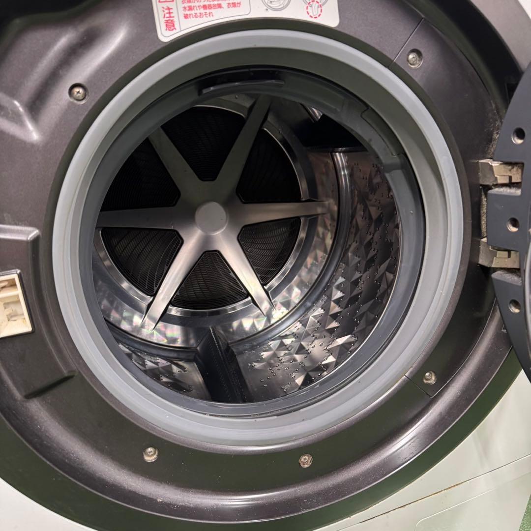 110パナソニックドラム式洗濯機　乾燥付　10/6kg 小型　一人暮らし　右開き