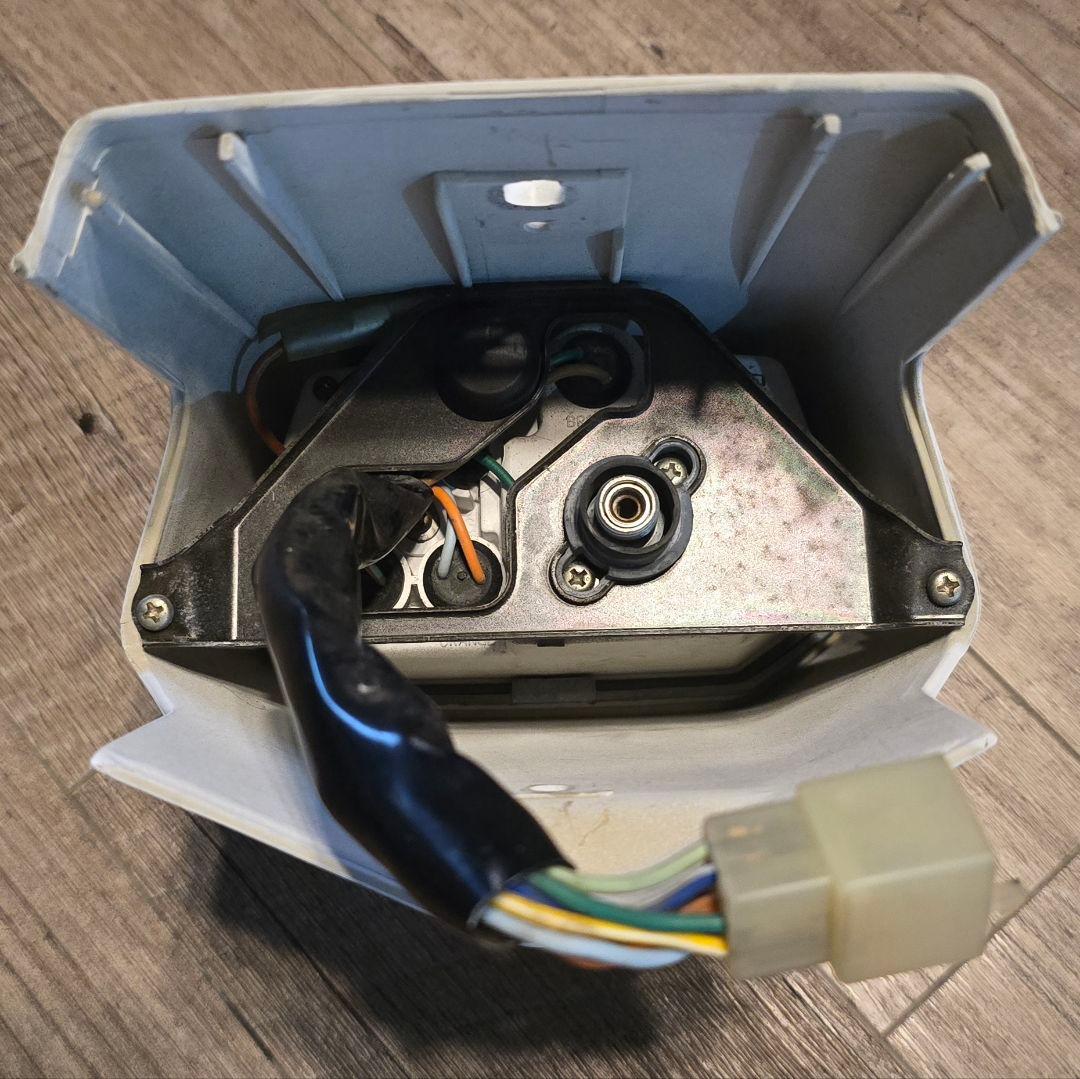 美品！角目シャリー 純正 メーター 1988年式 当時物 距離 4223km