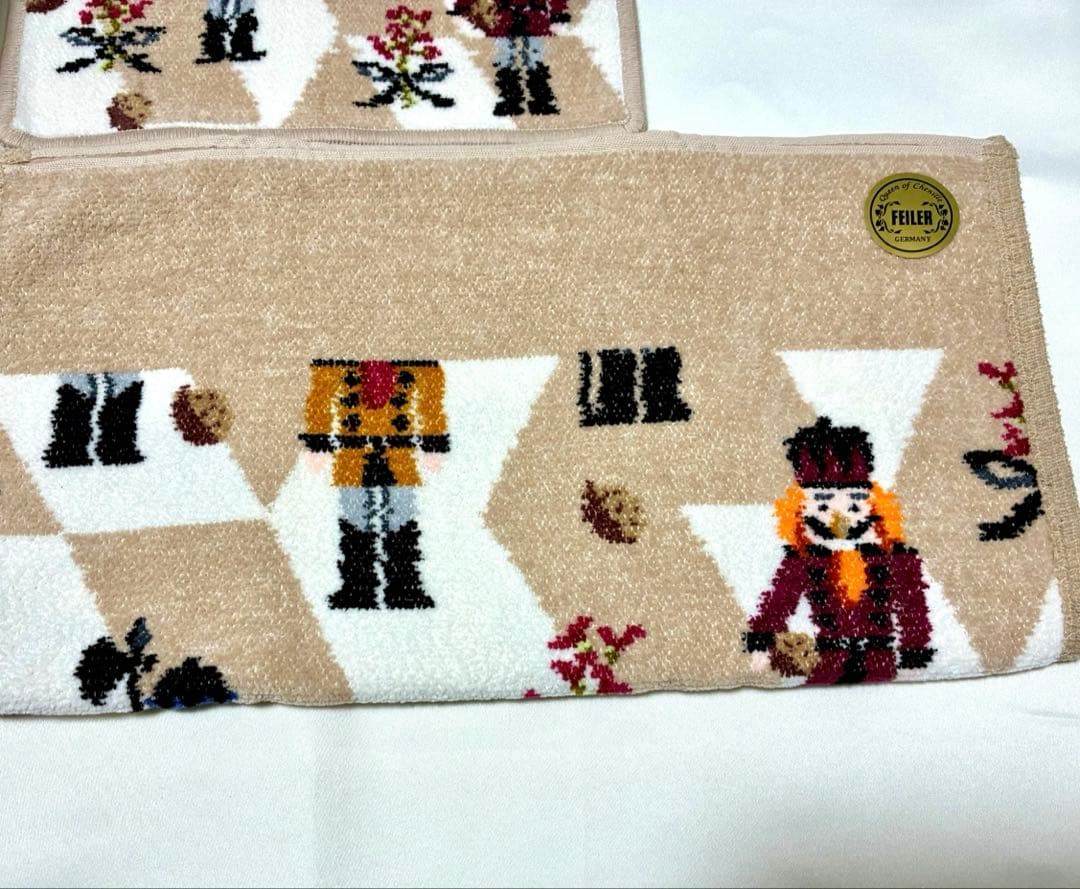 フェイラー　くるみ割り人形　タオル2枚セット