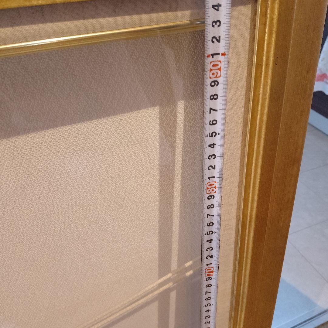 【限定値下げ】レトロ風　ゴールドの油彩額縁のみ 　特大サイズ