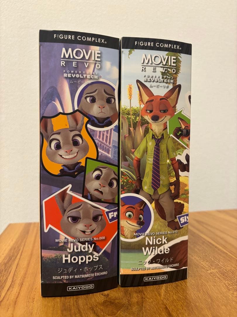 Zootopia ジュディ・ホップス ニック・ワイルド フィギュアセット　海洋堂