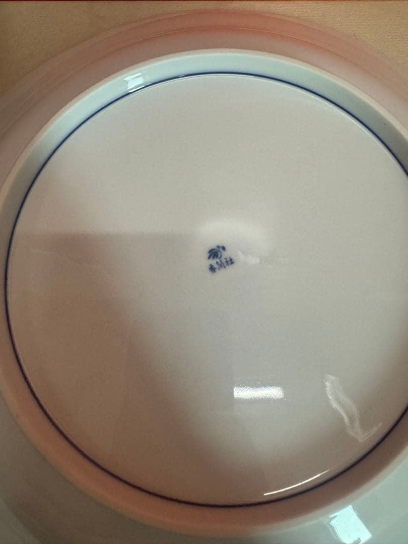 1764 香蘭社 染 カトレア 大皿　30cm 未使用