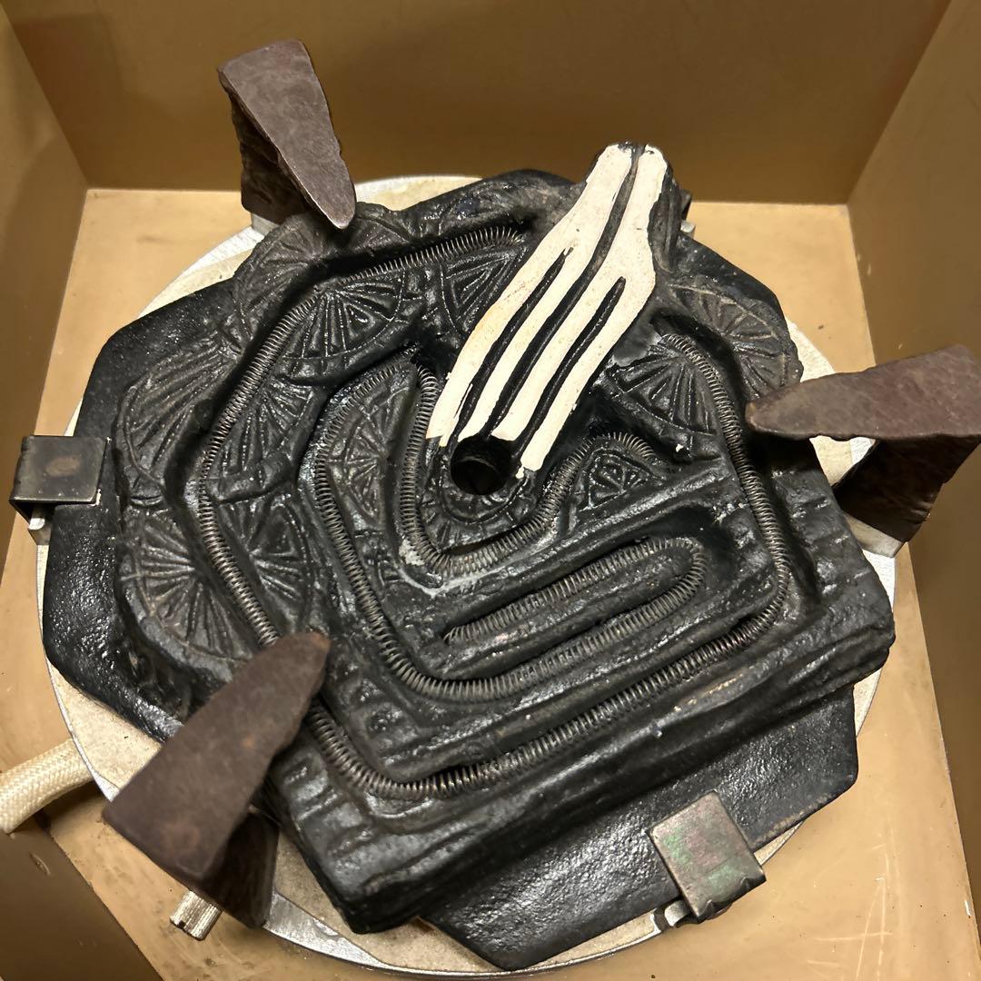 焼杉 置炉 置き炉 野々田 炭型 電熱器