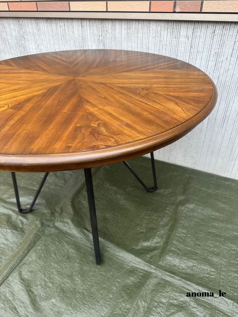 【ラウンドテーブル】Ashley　furniture　アメリカンスタイル