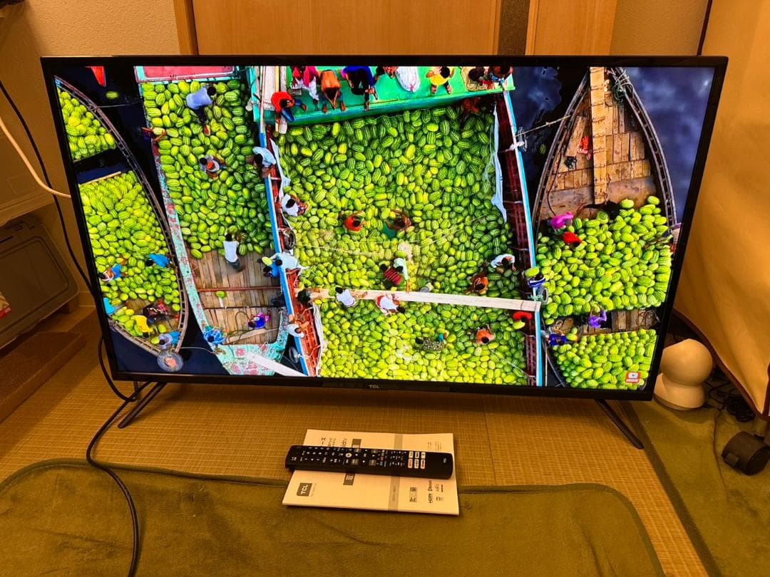 TCL 40S515 スマートテレビ　40型　アプリ内蔵式 21年製　超極美品！