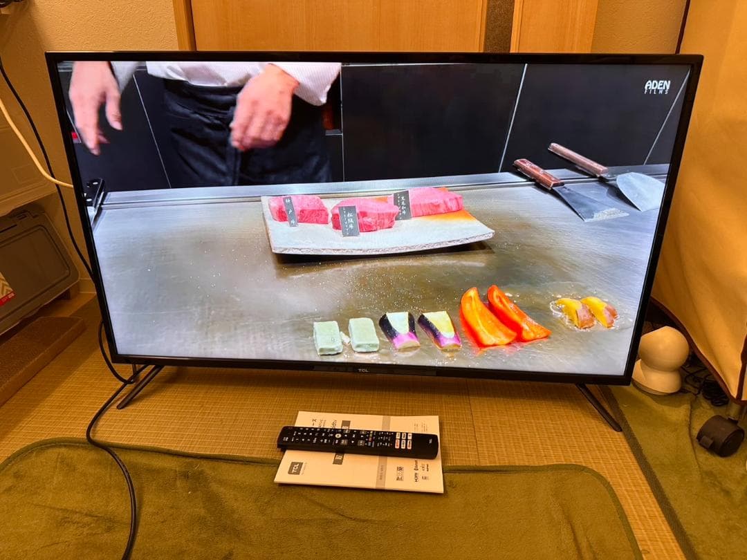 TCL 40S515 スマートテレビ　40型　アプリ内蔵式 21年製　超極美品！