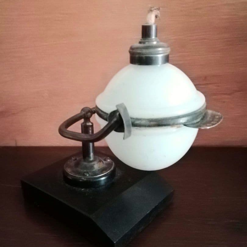 逸品　ランプ　水石鹸入れ　香炉　大正　花王石鹸永瀬商会　和骨董　アンティーク骨董
