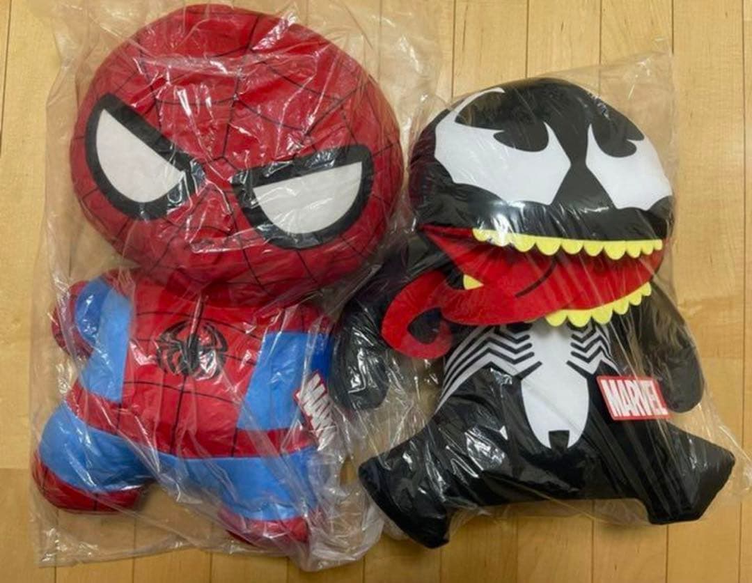 スパイダーマン＆ヴェノム　ぬいぐるみ　スパイダーマンぬいぐるみ付