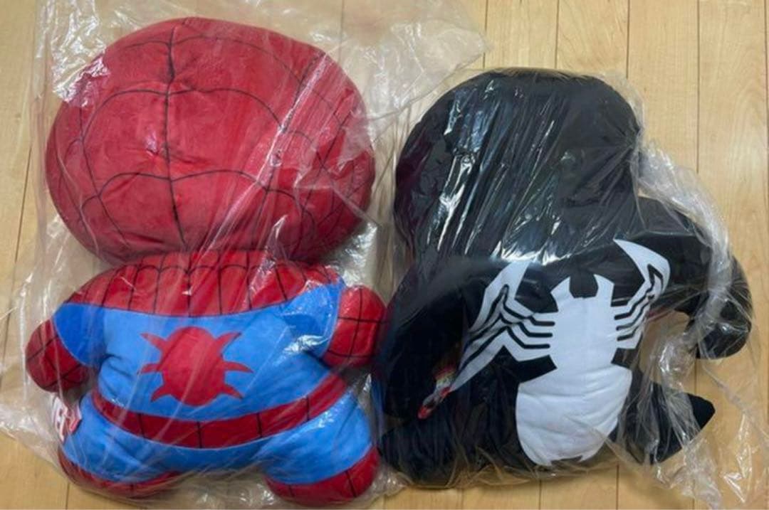 スパイダーマン＆ヴェノム　ぬいぐるみ　スパイダーマンぬいぐるみ付