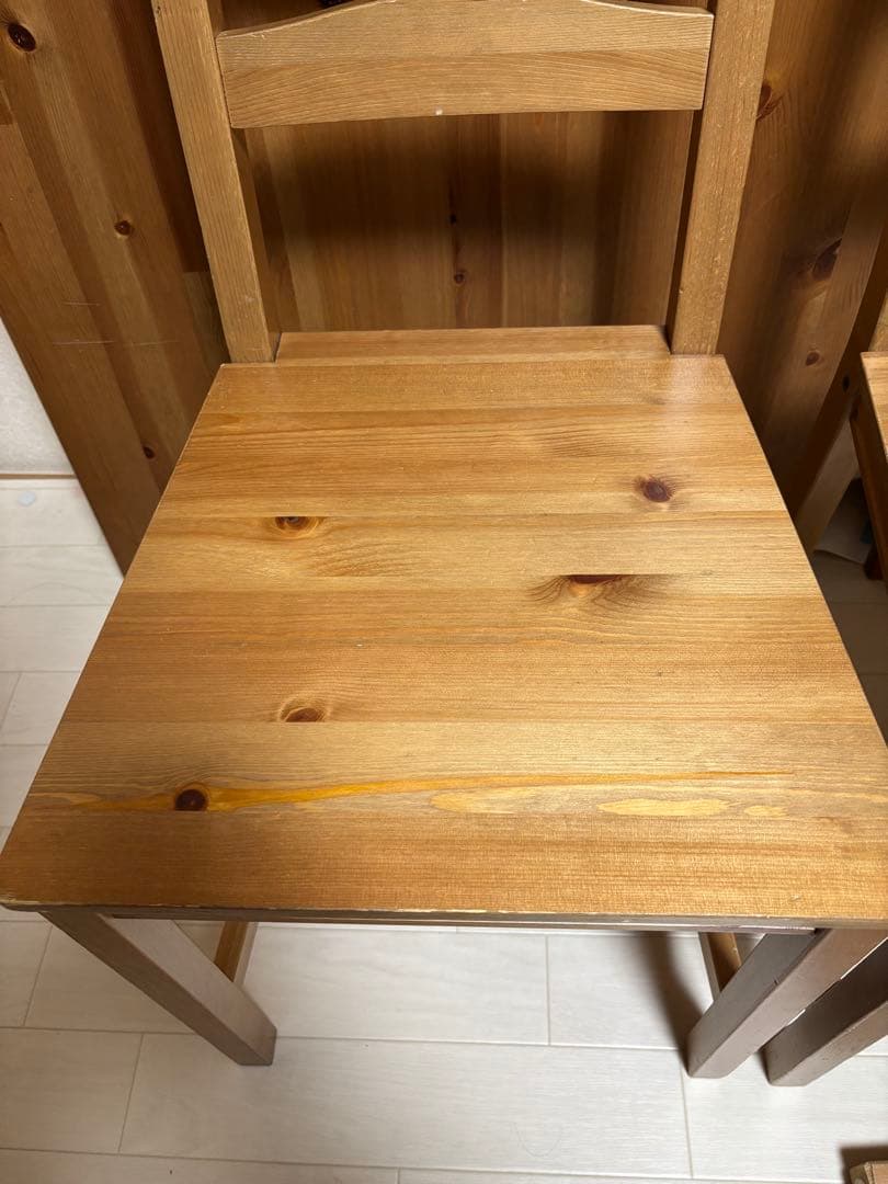 IKEA ダイニングテーブルセット　JOKKMOKK テーブル2台、チェア4脚