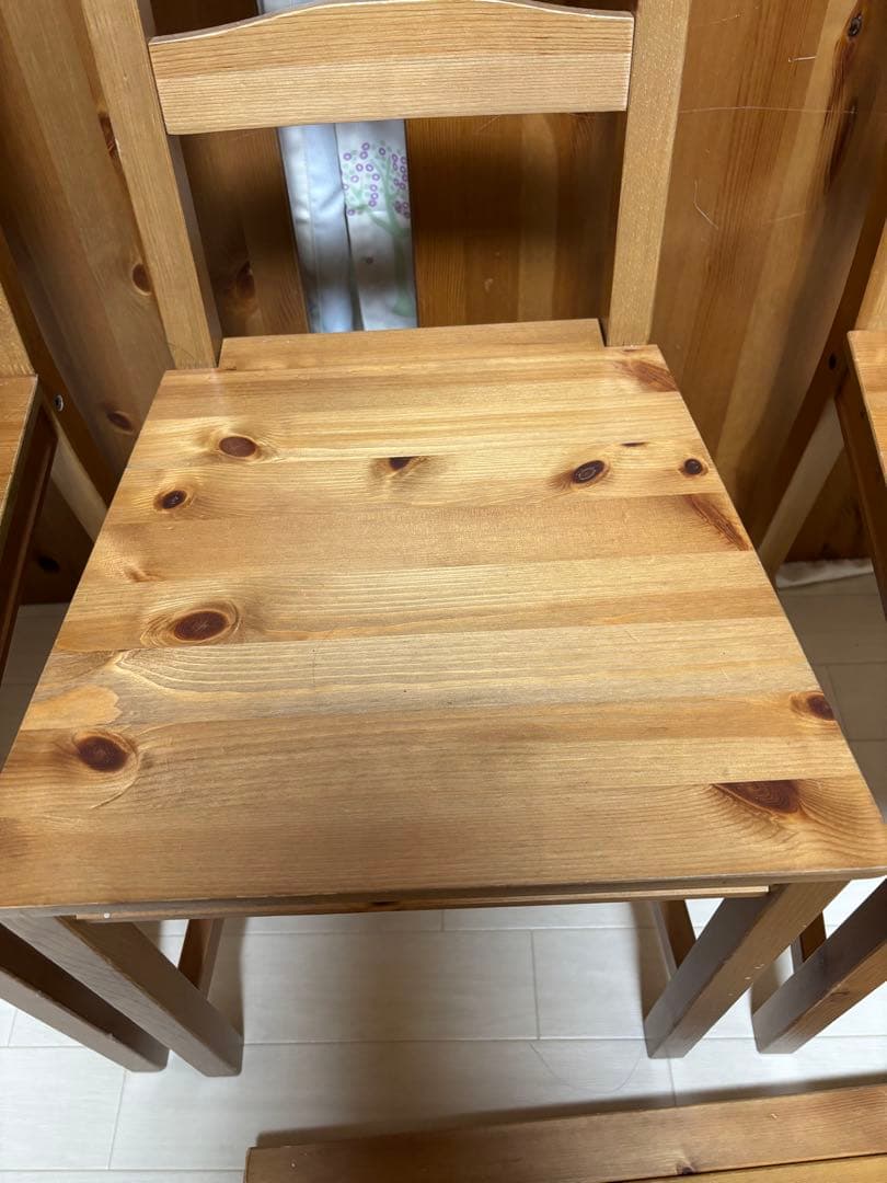 IKEA ダイニングテーブルセット　JOKKMOKK テーブル2台、チェア4脚