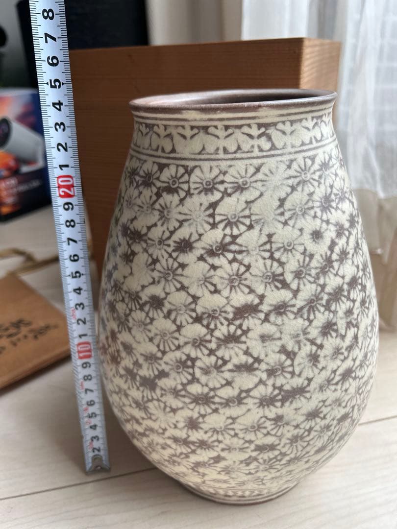 三島焼　陶器　花瓶 壺