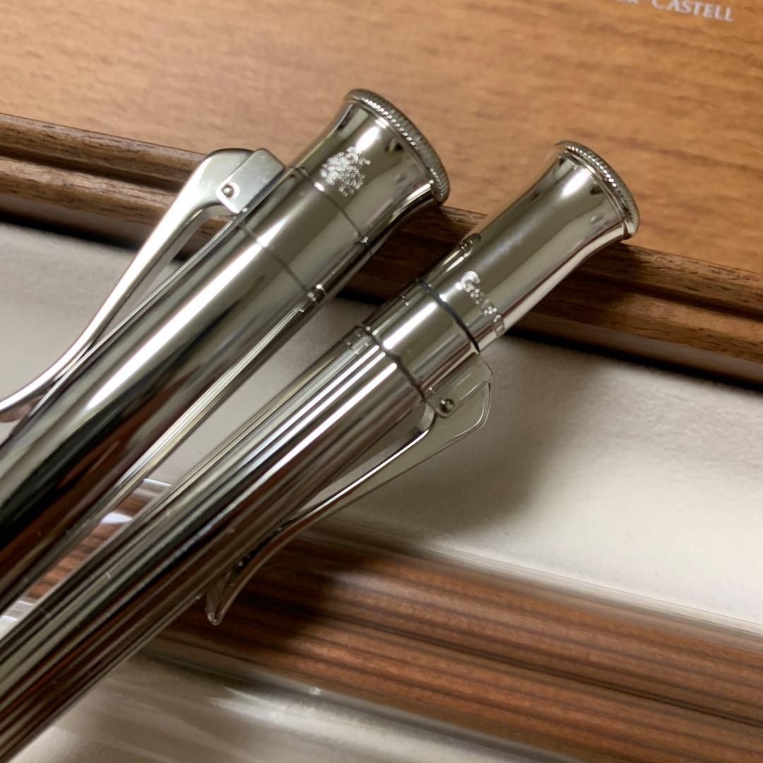 ファーバーカステル 伯爵コレクション プラチナボールペン パーフェクトペンシル茶