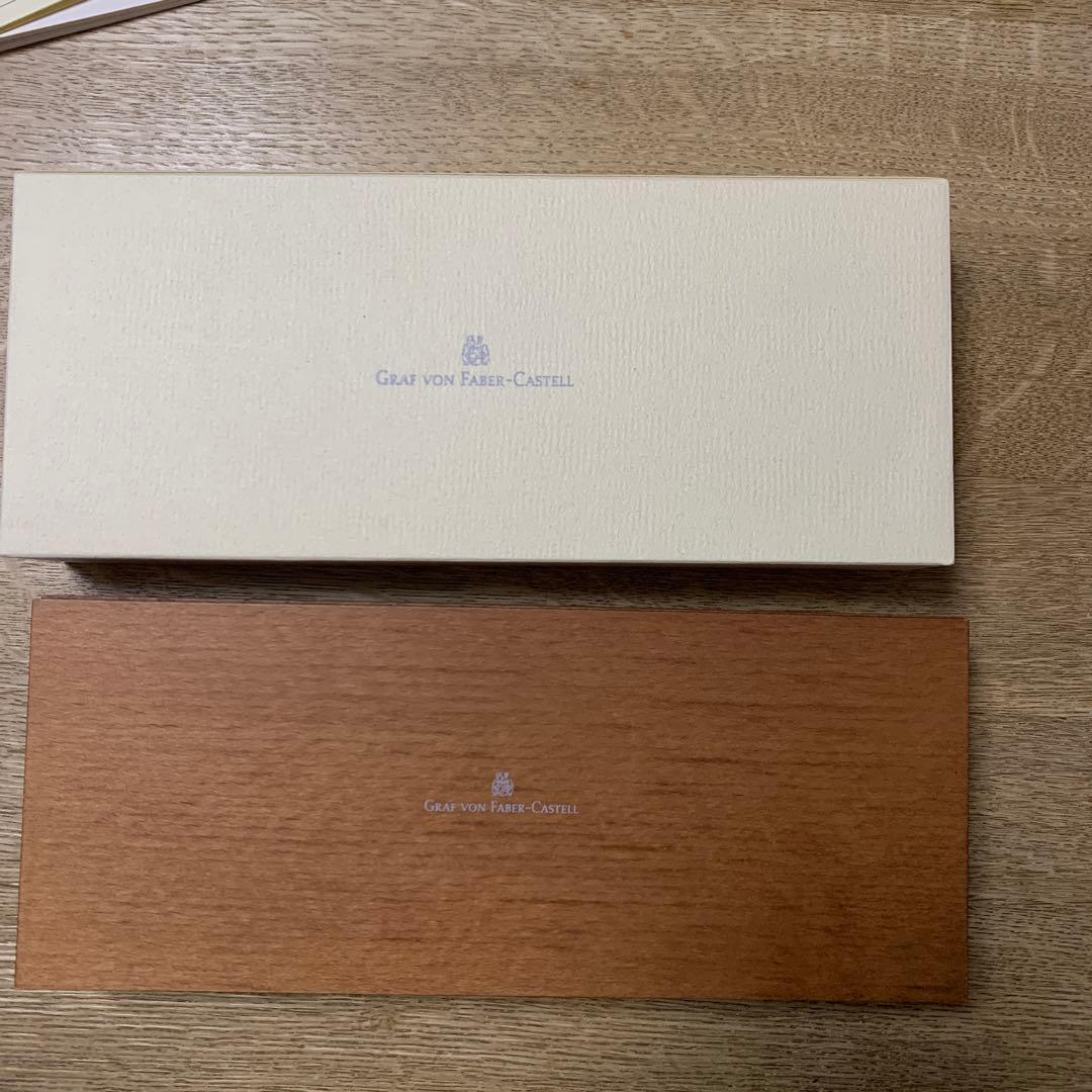 ファーバーカステル 伯爵コレクション プラチナボールペン パーフェクトペンシル茶