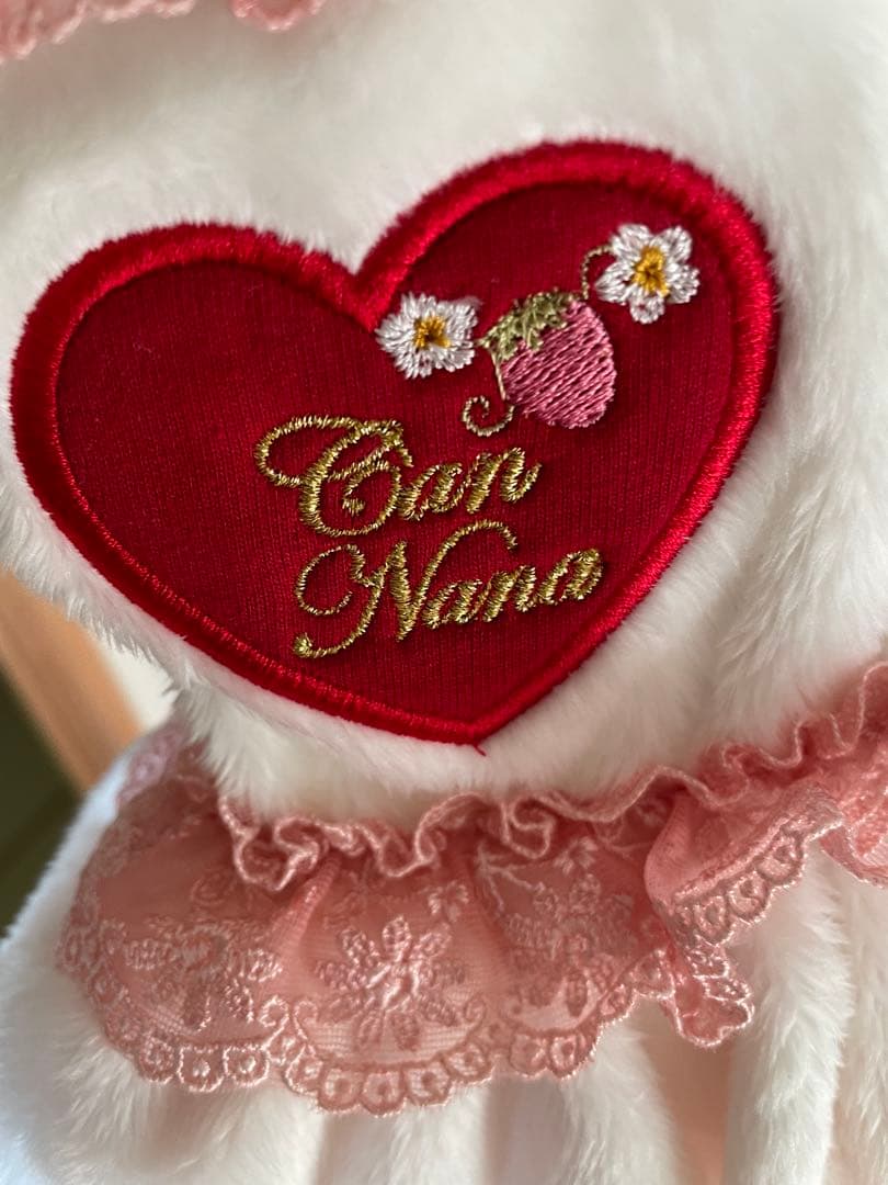 きゃんナナ　冬いちごデコレーションワンピース　L