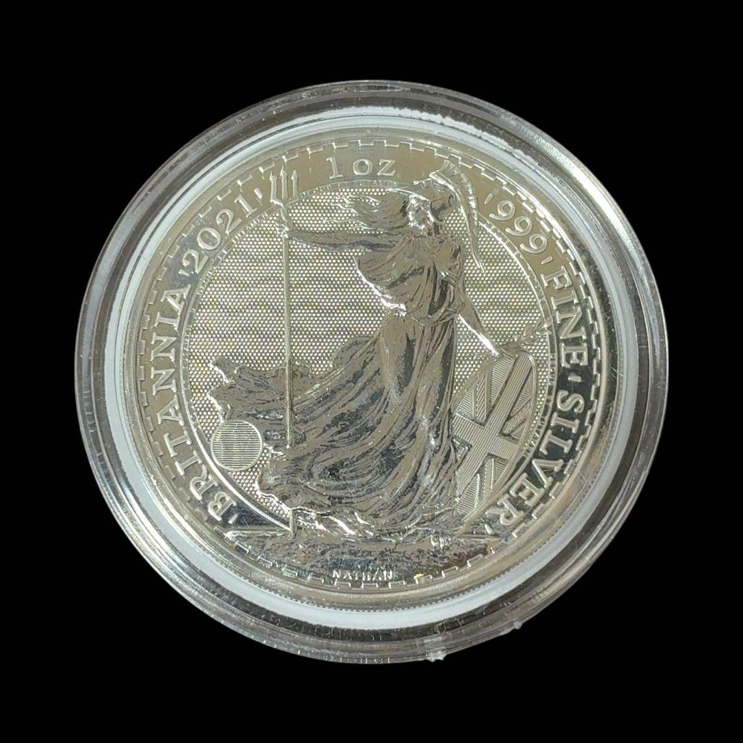 2021年 ブリタニア銀貨 1オンス2枚セット イギリス 造幣局