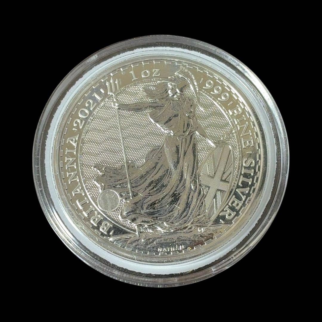 2021年 ブリタニア銀貨 1オンス2枚セット イギリス 造幣局