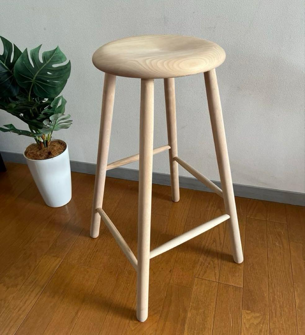 ノルディック スツール　③ 北欧モダン　デンマーク　ミッドセンチュリー　ビーチ材