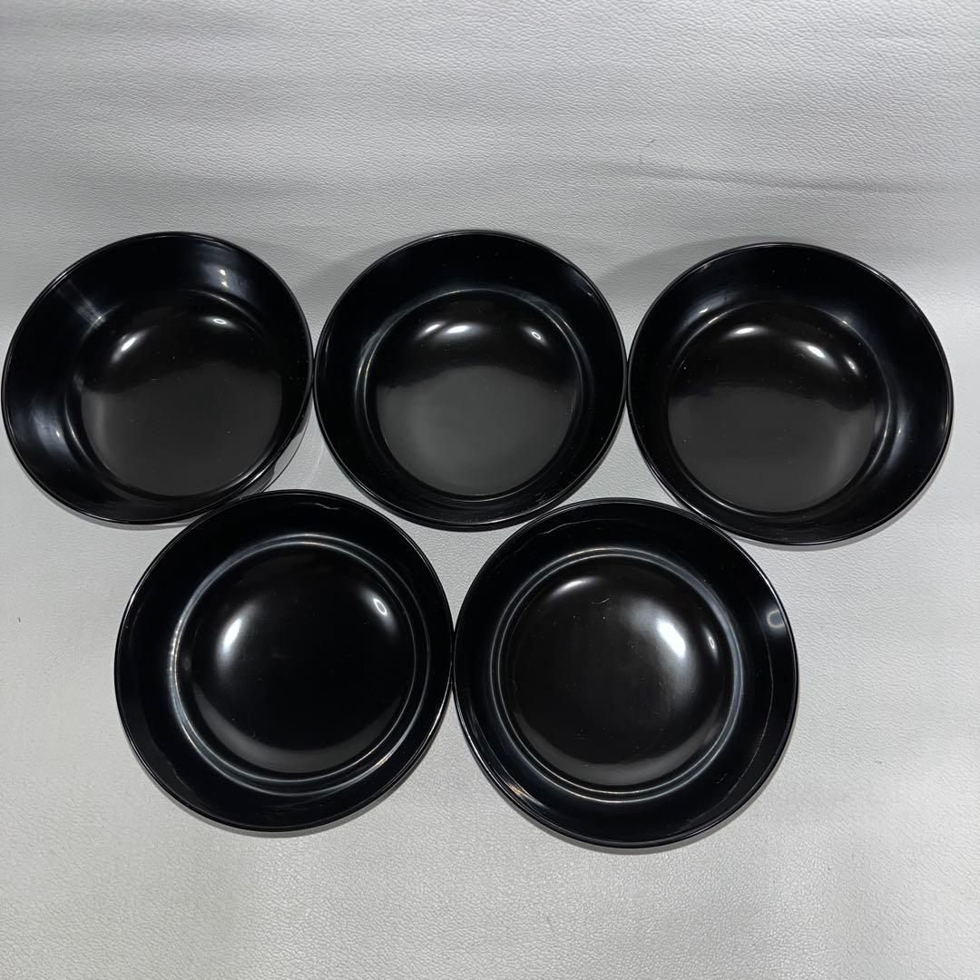 木製　真塗　四つ椀　五客揃　茶道具茶懐石