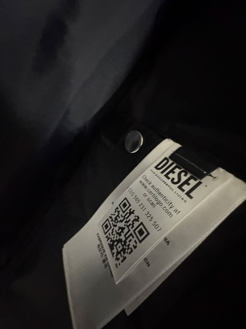 DIESEL 池田エライザ着用モデル シングルライダースジャケット