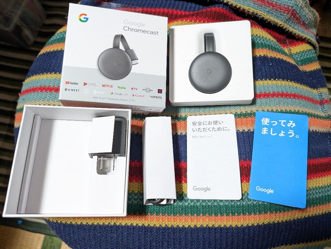 新品未使用 Google Chromecast 第三世代