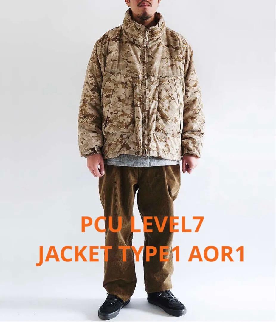 極美品 米軍実物 PCU LEVEL7 JACKET TYPE1 AOR1 M