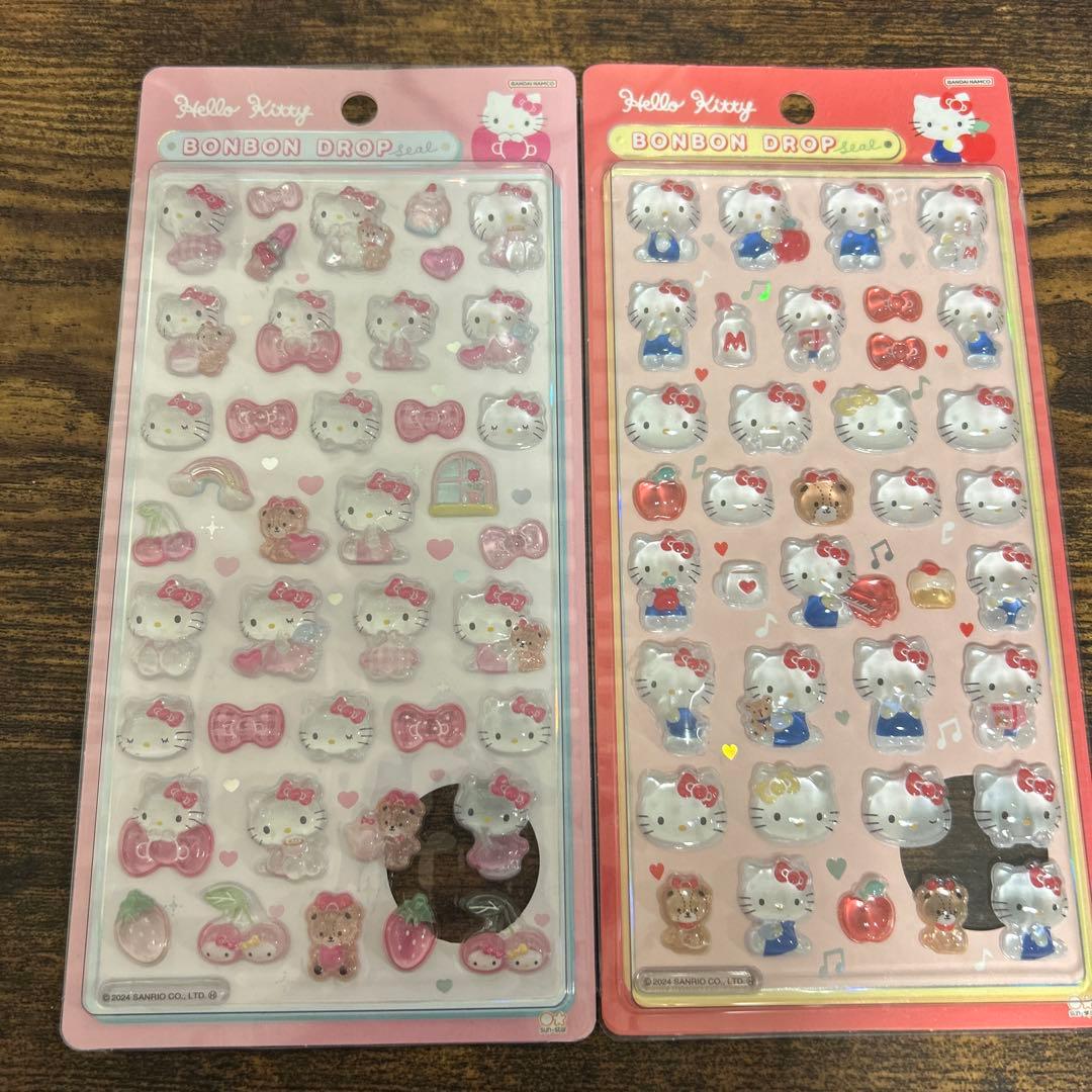 ボンボンドロップシール5枚セット（4枚未使用）