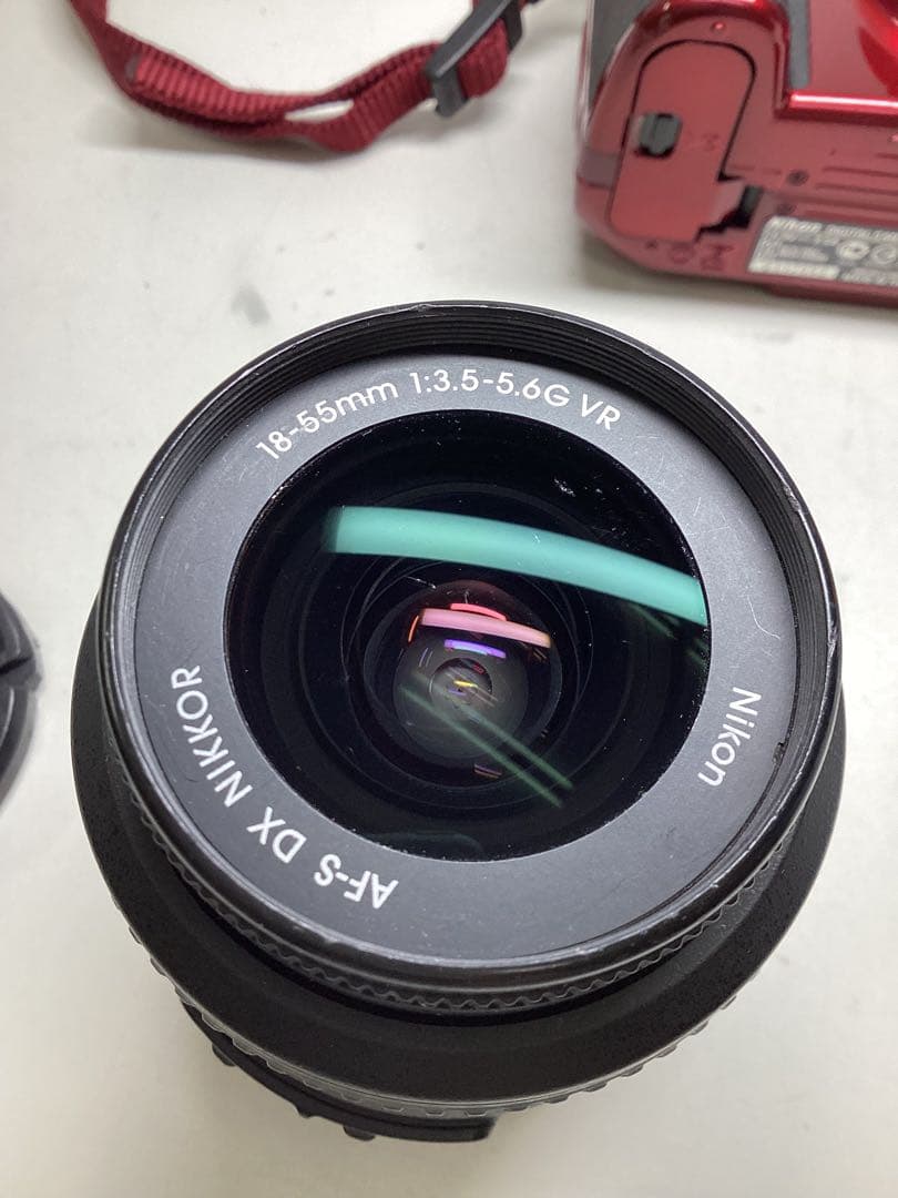 た*る様 Nikon D3200 デジタル一眼レフカメラ レッド　撮影可能