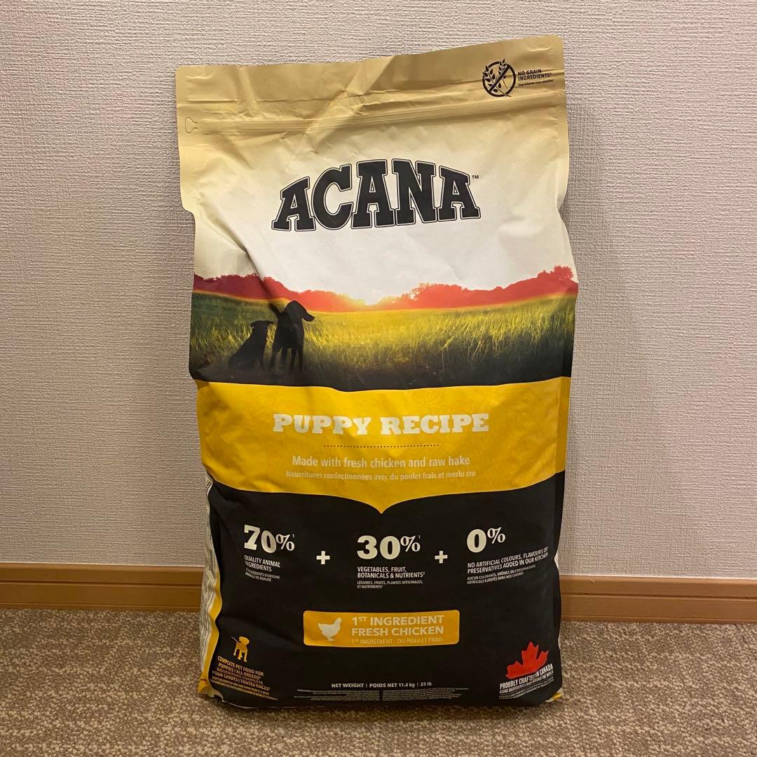 【未開封】アカナ　パピーレシピ　11.4kg
