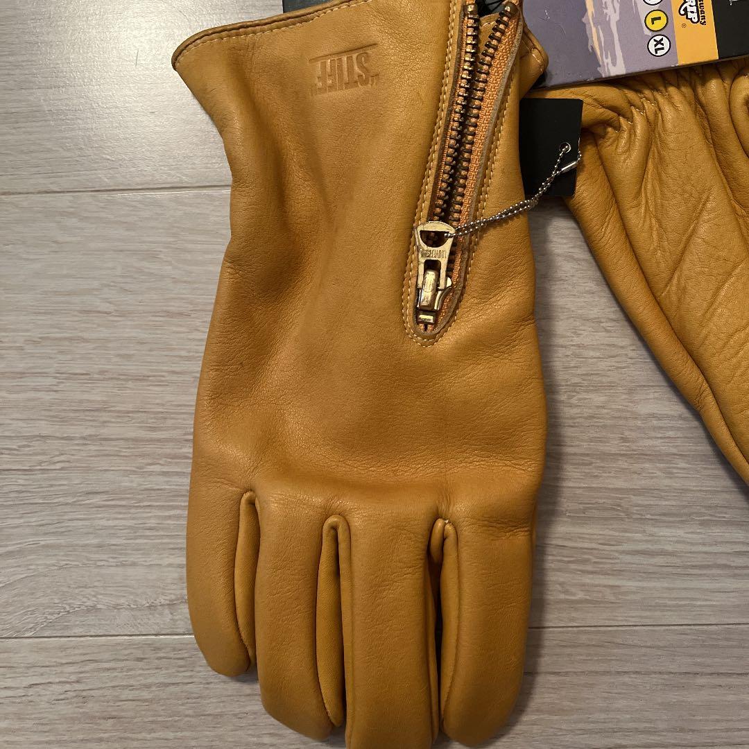 【新品未開封】グリップスワニー Lサイズ レザーグローブ