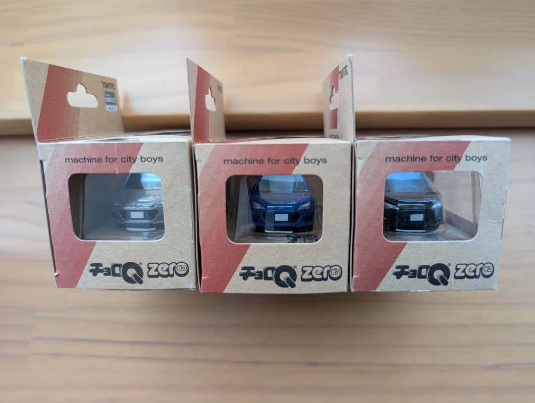チョロＱZERO　スバル　 BRZ 　3台セット