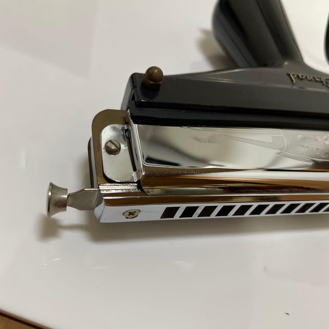 珍品 美品 TOMBO UNICA ハーモニカ ケーブル付き 動作OK